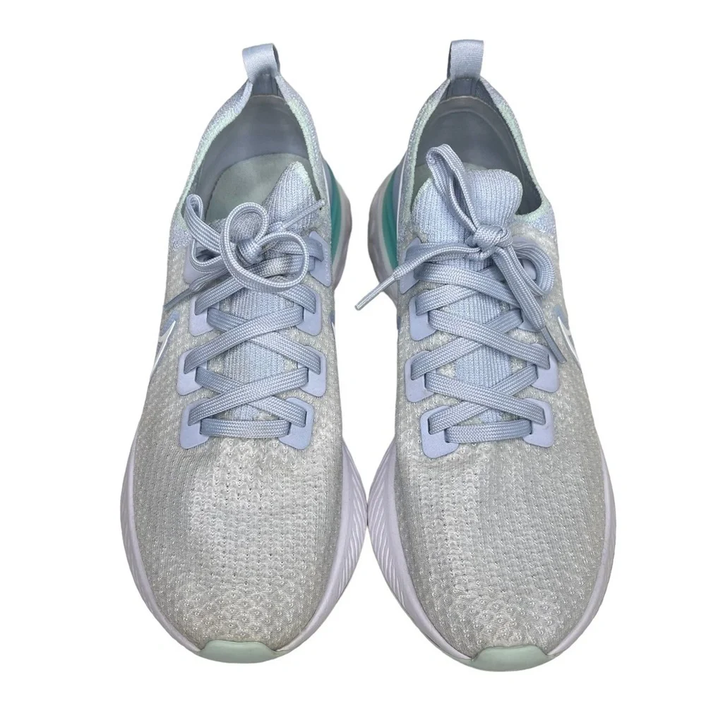 Nike React Infinity Run Flyknit Hydrogen Blue Womens 10 Nike React Infinity Run